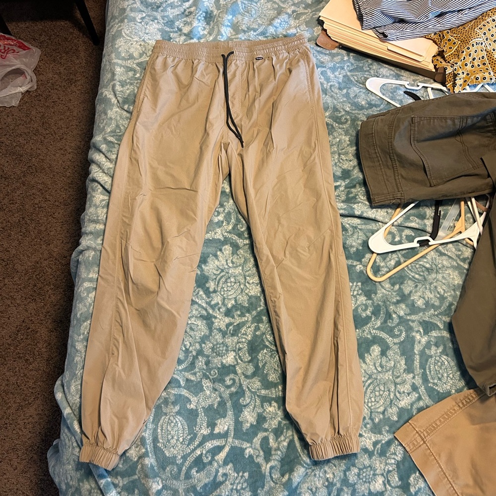 Hurley Nike Dry fit khaki joggers